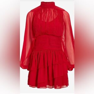 Elegant Red Women's Top